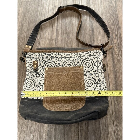 Myra Bag Pivot Print With Adjustable‎ Strap & Zipper Shoulder Bag - Picture 6 of 9